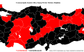 Coenonympha leander (Rus Zıpzıp Perisi) Türkiye Dağılım Haritası